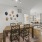 kitchen and living room with a couch and tables