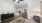 a living room with a couch and a table